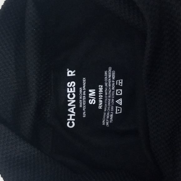 Chances R: black athletic leggings size S/M - Picture 6 of 6